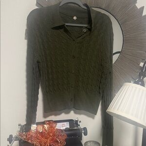 NWOT Margaret O’Leary Marley Cardi